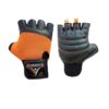 Victory Calvin 02 Gym Fitness Glove with with Wrist Support Orange - LXINDIA.COM