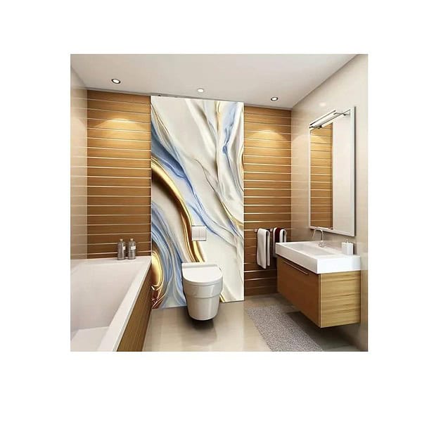 Vinyl Marble Wallpaper Peel and Stick Waterproof Wallpaper JSK New Ocean Gold a - LXINDIA.COM