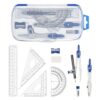 Vobou Math Geometry Kit Sets of 10 Navy Blue - LXINDIA.COM