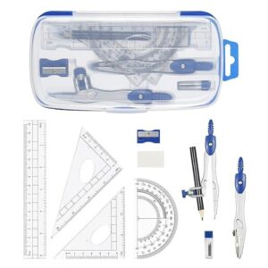 Vobou Math Geometry Kit Sets of 10 Navy Blue - LXINDIA.COM