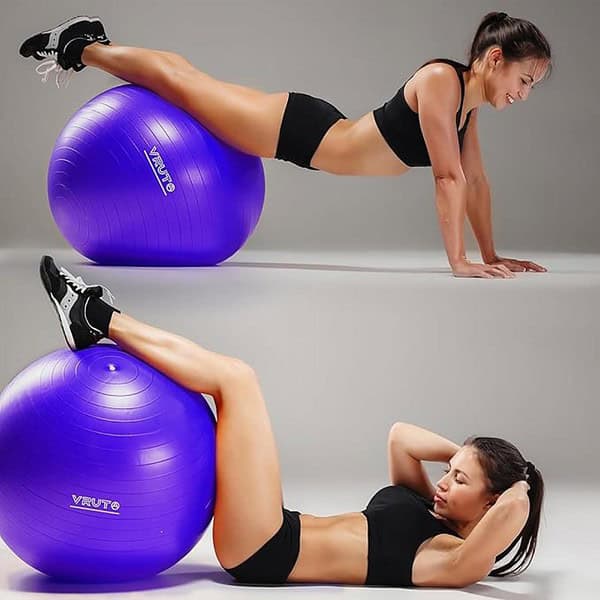 Vruta Gym Ball Exercise Ball for Fitness 65 CM 3 - LXINDIA.COM