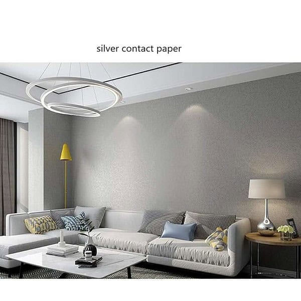 WALLTON Self Adhesive Wallpaper Silver Grey 16x48 Inch 3 - LXINDIA.COM