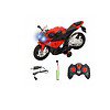 WISHKEY Plastic 120 Scale Remote Control Bike with Supporting Wheels Red - LXINDIA.COM