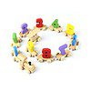 WISHKEY Wooden Educational Play Train Set Pack of 12 1 1 - LXINDIA.COM