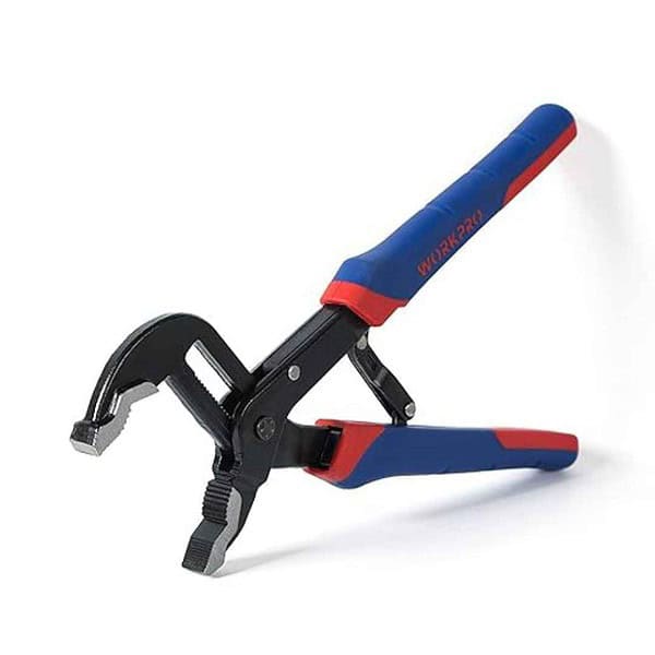 WORKPRO 10inch V Jaw Self adjusting Groove Joint Plier2 - LXINDIA.COM