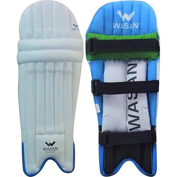 Wasan Cricket Batting Legguard Pads 4 8 Years Size XXS White - LXINDIA.COM