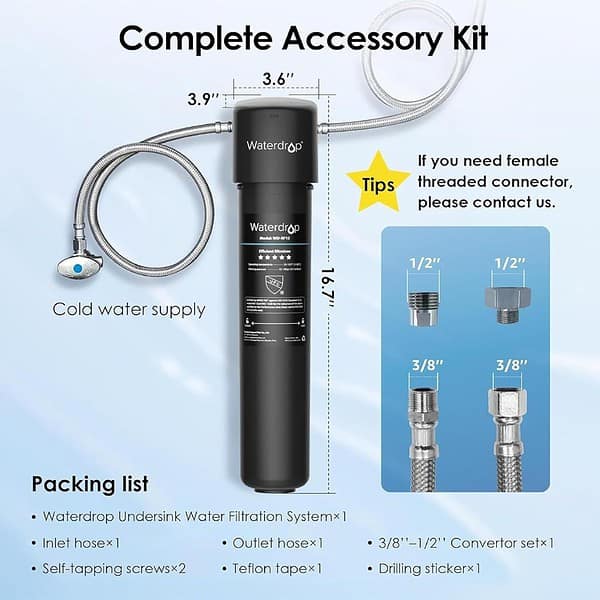 Waterdrop 15Ua Under Sink Water Filter System White1 - LXINDIA.COM