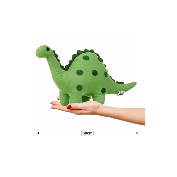 Webby Green Soft Dinosaur Plush Stuffed Toy 30cm B - LXINDIA.COM