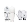 Whitedot Ultralite Moulded Cricket Batting Pad with Eleanor Cricket Batting Gloves Combo Large Left Hand - LXINDIA.COM