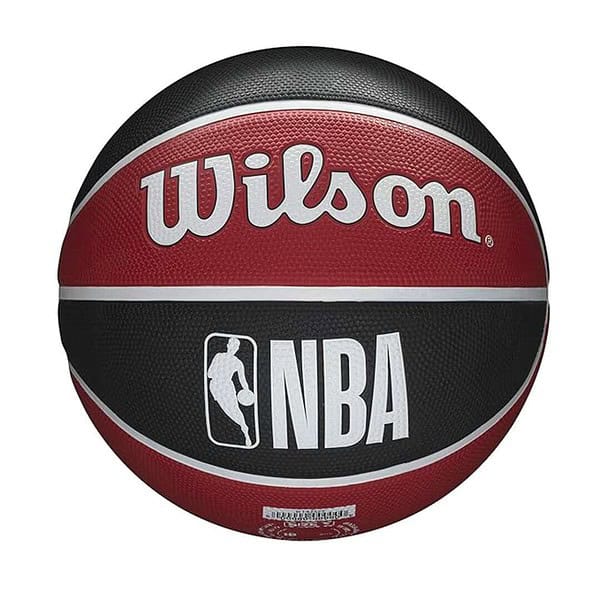 Wilson Basketball NBA Team Tribute Basketball Chi Bulls Red Black White 1 - LXINDIA.COM