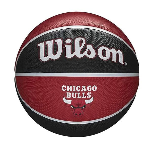 Wilson Basketball NBA Team Tribute Basketball Chi Bulls Red Black White - LXINDIA.COM