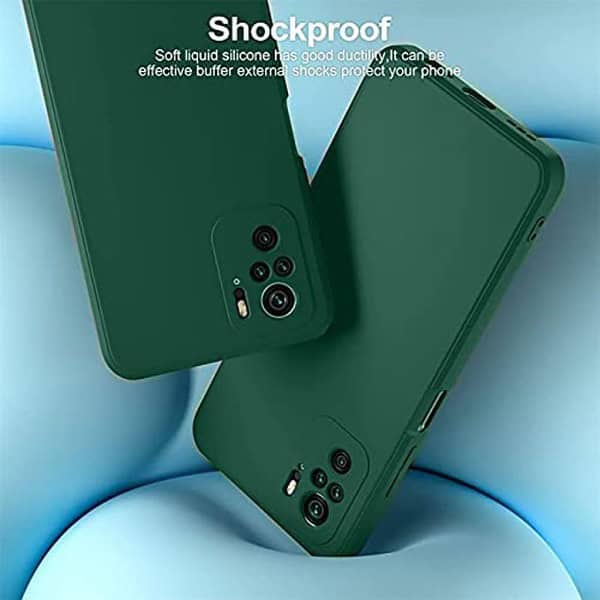 Winble Back Cover For Redmi Note 10 and Note 10s Green1 - LXINDIA.COM