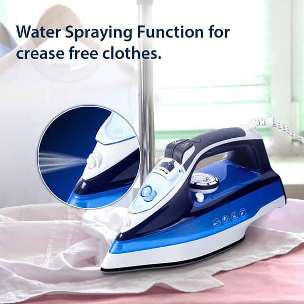 Wipro 2200 Watt Heavy Duty Steam Iron Blue4 - LXINDIA.COM