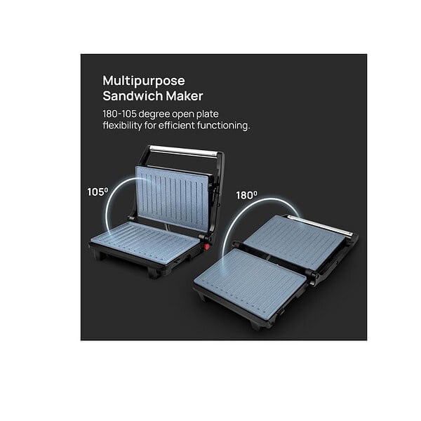 Wipro Elato BS202 1000 Watt Ceramic Grill Sandwich Toster A - LXINDIA.COM