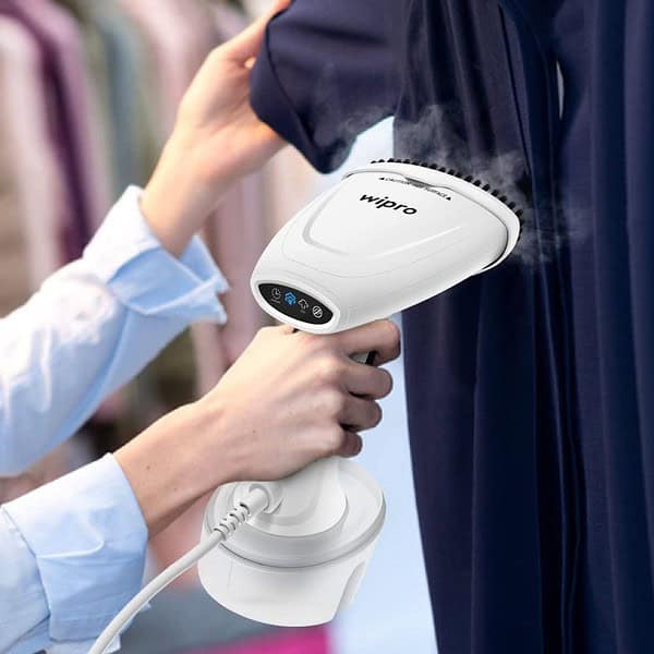 Wipro GST201 1380 Watt Handheld Garment Steamer White1 - LXINDIA.COM