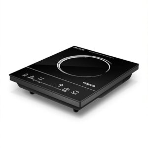 Wipro Vesta CIC202 2000 Watt Induction Cooktop with Feather Sensor and Crystal Glass Plate - LXINDIA.COM