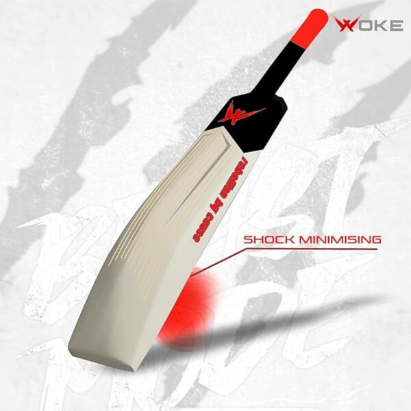 Woke Stalwart Beast Heavy Duty Plastic Cricket Bat Full Size Beast Natural 2 - LXINDIA.COM