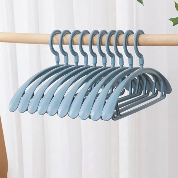 Wolpin Plastic Cloth Hangers Set of 5 Pcs - LXINDIA.COM