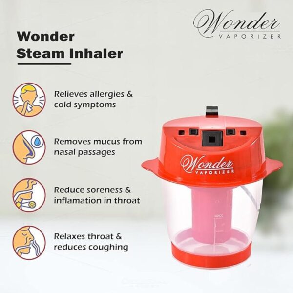 Wonder Steam Inhaler Sauna Vaporizer for Blackheads Removal Cold and Cough1 - LXINDIA.COM