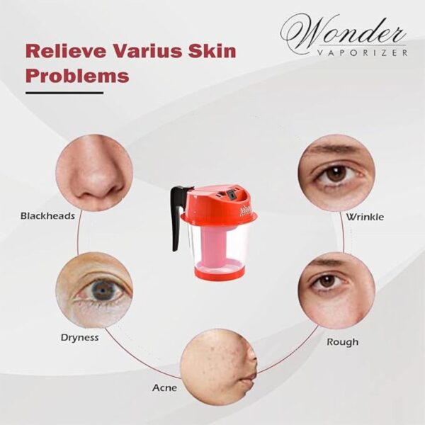 Wonder Steam Inhaler Sauna Vaporizer for Blackheads Removal Cold and Cough2 - LXINDIA.COM