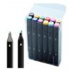 Wynhard Alcohol Markers Sketch Pen Set of 12 With Dual Tip Brush - LXINDIA.COM