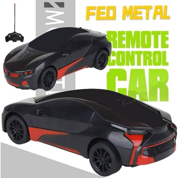 XCILLINCE I8 Electric Chargeable 3D Lightning Car for Kids Black A - LXINDIA.COM