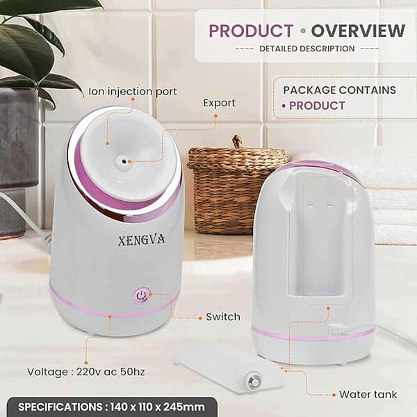 XENGVA Facial Steamer With Nano Ionic Technology3 - LXINDIA.COM