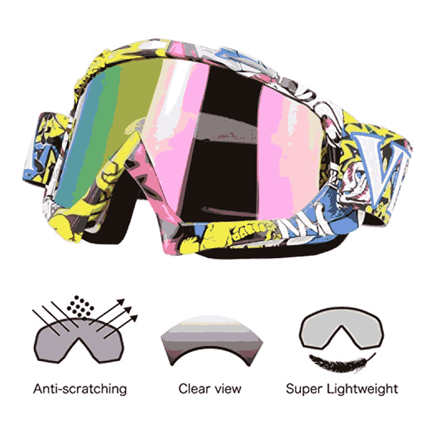 YC Racing Motorcycle Goggles Dirt Bike ATV Motocross Mx Goggles Glasses1 - LXINDIA.COM