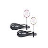 YONEX ZR 100 Light Aluminium Blend Badminton Racquet with Full Cover Red and Orange Set of 2A - LXINDIA.COM