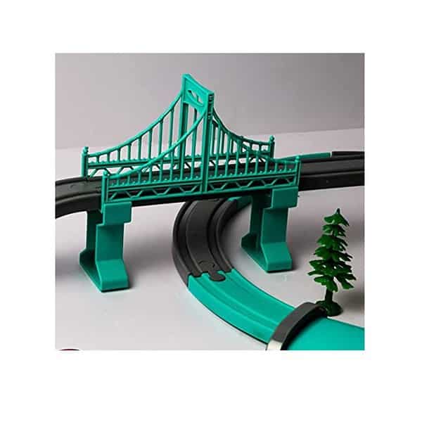 YelYelofy Remote Control City Track Electric Train Track Set 66PCS 3 - LXINDIA.COM