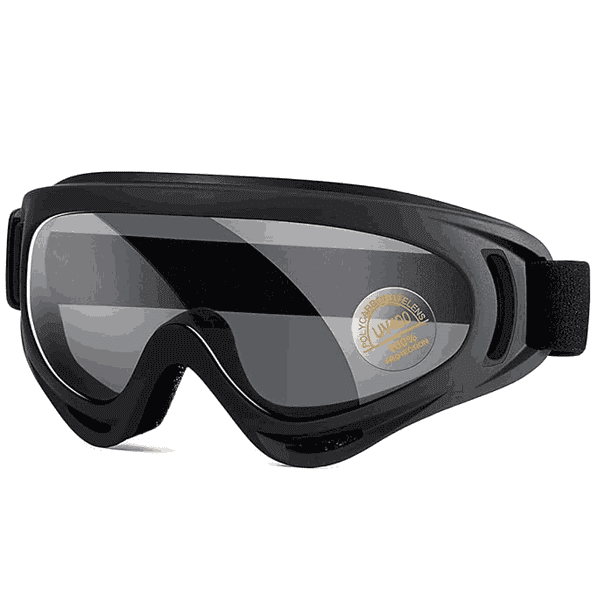 Yobbo Unisex Bike Riding Goggle Black Free Size - LXINDIA.COM