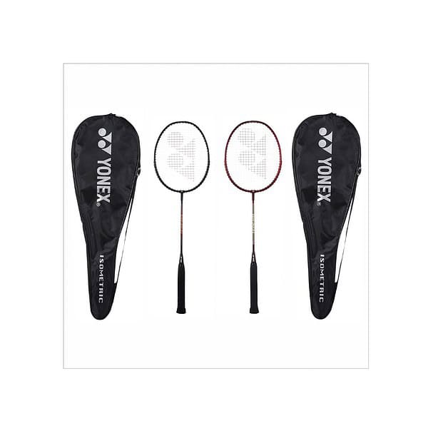 Yonex GR 303I Made in India Pack of 2Black AND Deep Red - LXINDIA.COM