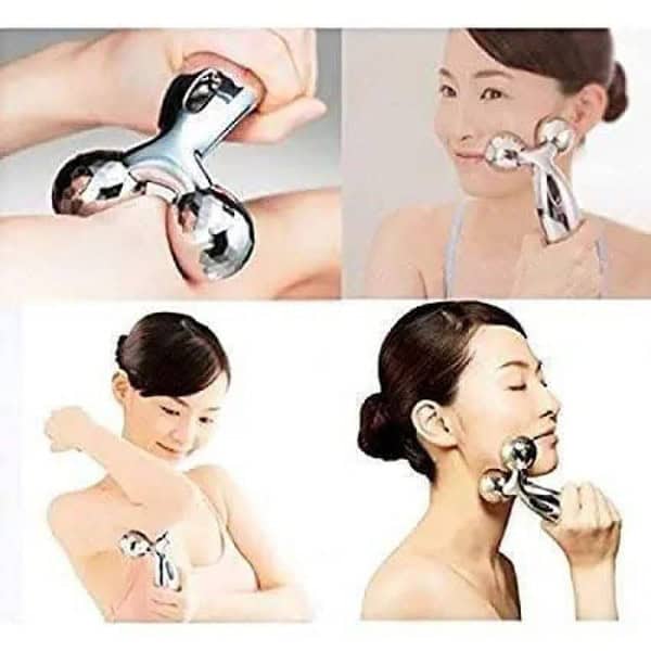 ZDIPE 3D Manual Roller Face Body Massager1 - LXINDIA.COM