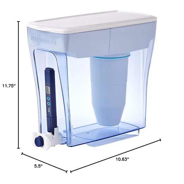 ZeroWater 20 Cup Ready Pour Dispenser Water Filter Pitcher 1 - LXINDIA.COM