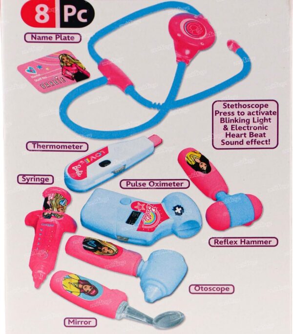 Zest 4 Toyz 2 in 1 Doctor Set Doctor Kit Trolly Barbie 01 1 - LXINDIA.COM