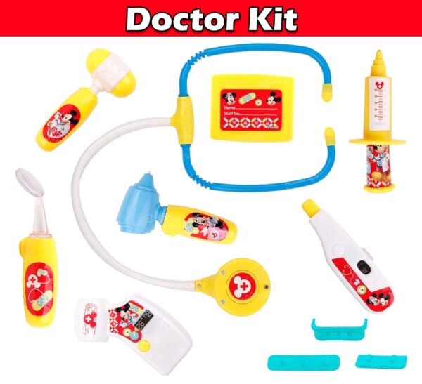 Zest 4 Toyz 2 in 1 Doctor Set Doctor Kit Trolly Mickey 01 - LXINDIA.COM