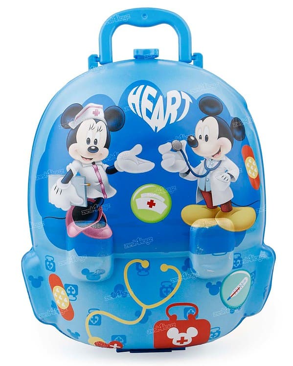 Zest 4 Toyz 2 in 1 Doctor Set Doctor Kit Trolly Mickey 02 - LXINDIA.COM