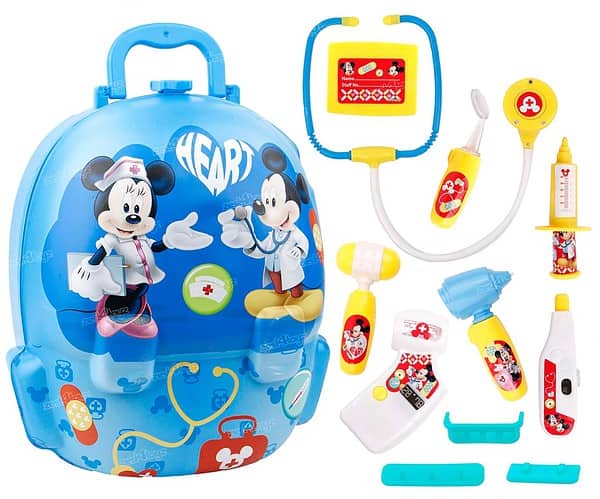 Zest 4 Toyz 2 in 1 Doctor Set Doctor Kit Trolly Mickey - LXINDIA.COM