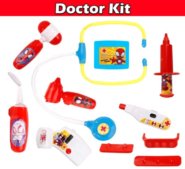 Zest 4 Toyz 2 in 1 Doctor Set Doctor Kit Trolly Spidy 01 - LXINDIA.COM