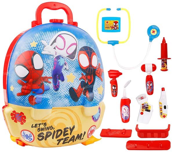 Zest 4 Toyz 2 in 1 Doctor Set Doctor Kit Trolly Spidy - LXINDIA.COM