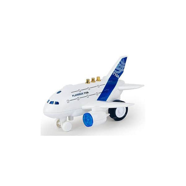 Zest 4 Toyz Friction Powered Toy for Kids Airbus Aeroplane Toy with Light Sound - LXINDIA.COM