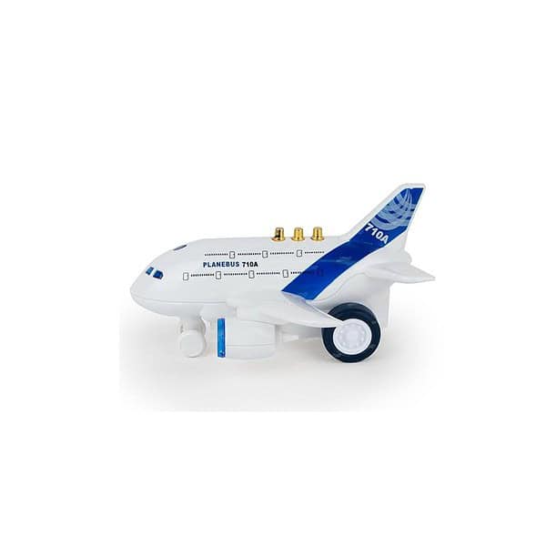 Zest 4 Toyz Friction Powered Toy for Kids Airbus Aeroplane Toy with Light Sound A - LXINDIA.COM