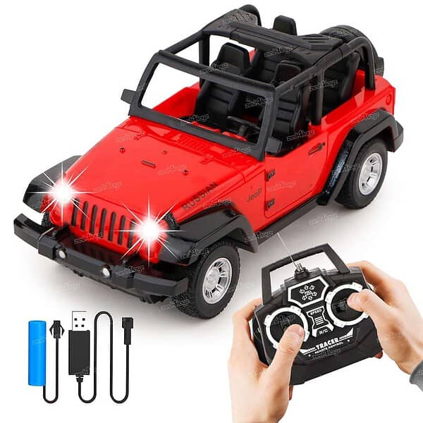 Zest 4 Toyz RC Remote Control Toy Jeep Red - LXINDIA.COM