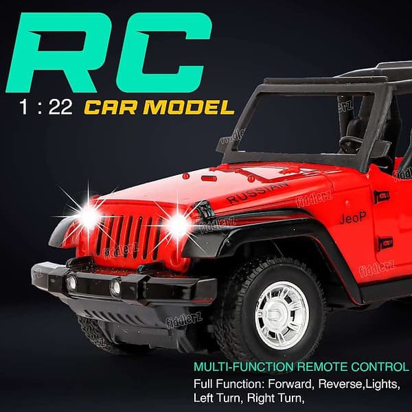 Zest 4 Toyz RC Remote Control Toy Jeep Red A - LXINDIA.COM