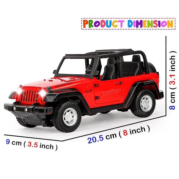 Zest 4 Toyz RC Remote Control Toy Jeep Red B - LXINDIA.COM