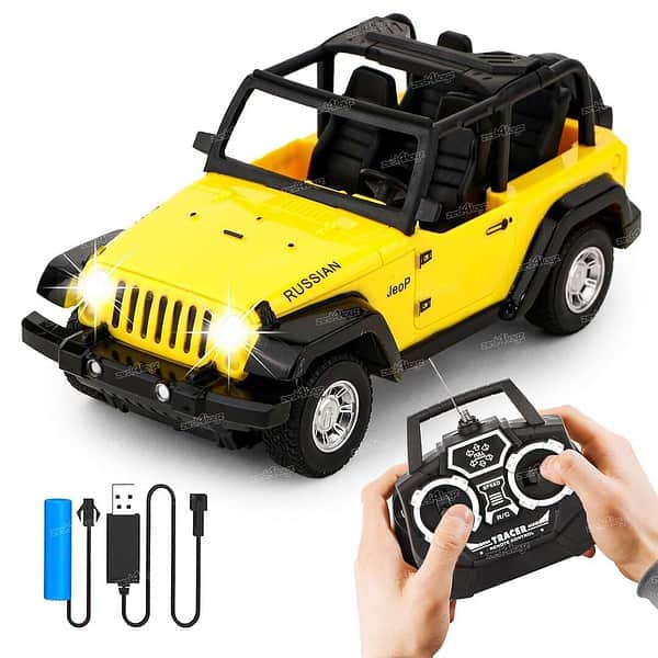 Zest 4 Toyz RC Remote Control Toy Jeep Yellow - LXINDIA.COM