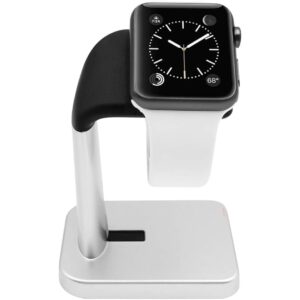 Zitel Charging Station Night Stand Dock for iWatch Silver - LXINDIA.COM