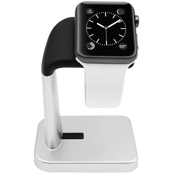 Zitel Charging Station Night Stand Dock for iWatch Silver - LXINDIA.COM