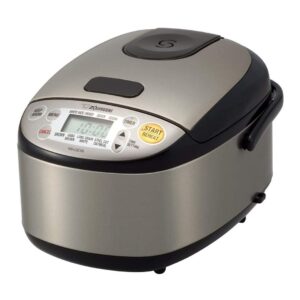 Zojirushi NS LGC05XB 3 Cups Rice Cooker and Warmer Stainless Black - LXINDIA.COM