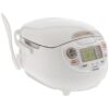 Zojirushi NS ZCC10 Neuro Fuzzy Rice Cooker and Warmer Premium White - LXINDIA.COM